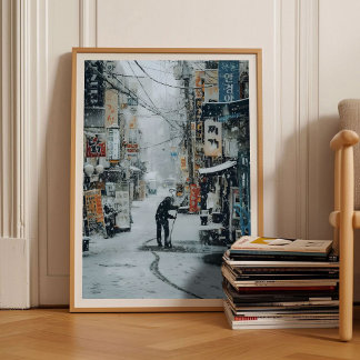 Korea Print Korea Poster Seoul Print Winter Wall A