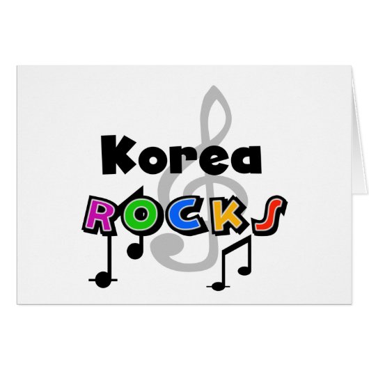 Korea Rocks Cards (Front Horizontal)