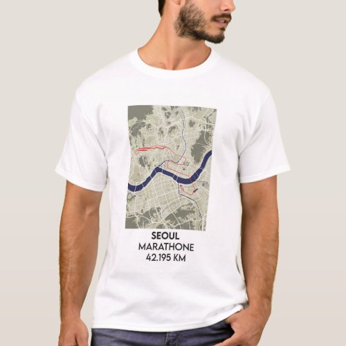 Korea Seoul marathon travel  T_Shirt