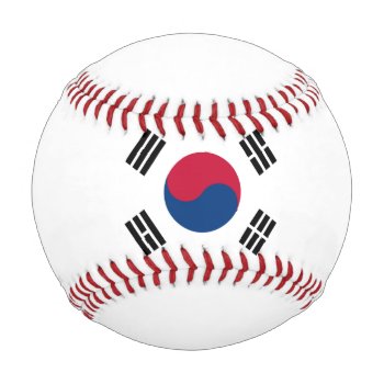 Korea South Baseball by flagart at Zazzle