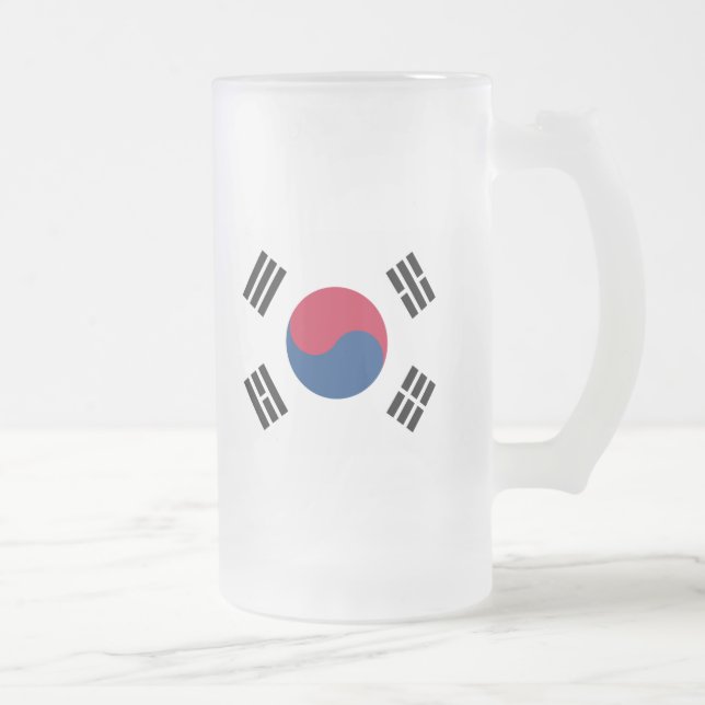 korea south frosted glass beer mug (Right)