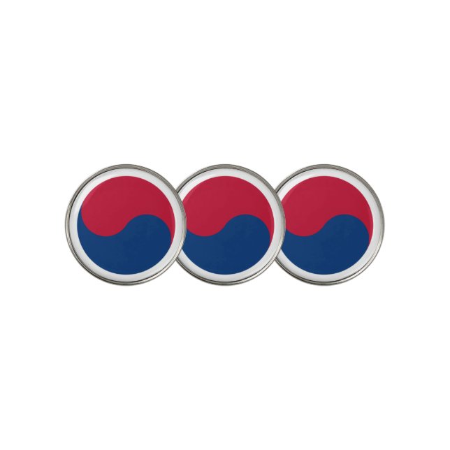 korea south golf ball marker (3 Up)