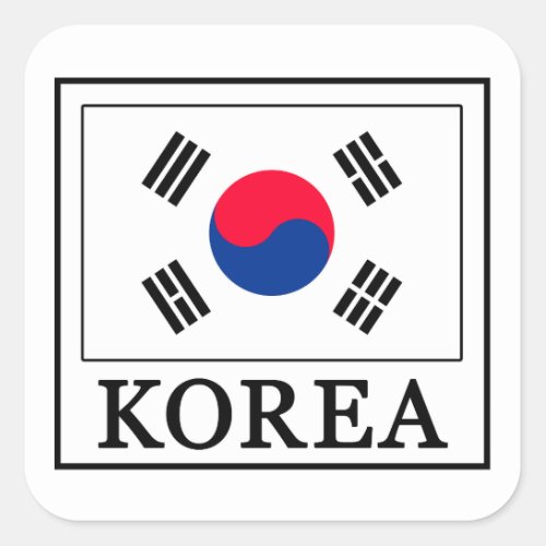 Korea Sticker