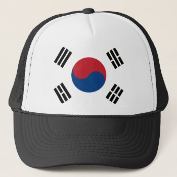 Korea Trucker Hat by auraclover at Zazzle