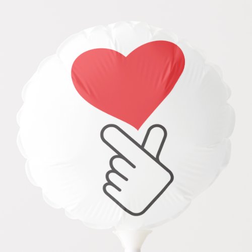 Korea v vinger wave of Koreaanse hand k_pop Balloon