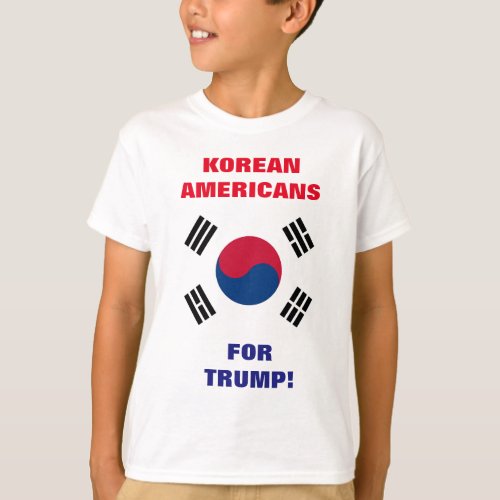 KOREAN AMERICANS FOR TRUMP T_Shirt