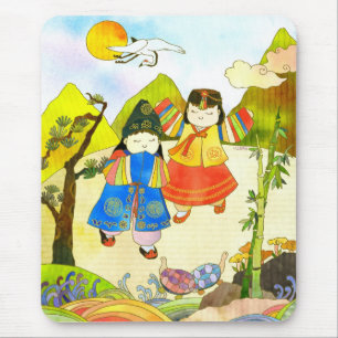 Korean Baby's First Birthday Mousepad