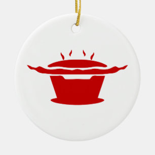 Korean BBQ (고기구이) Sign Ceramic Ornament
