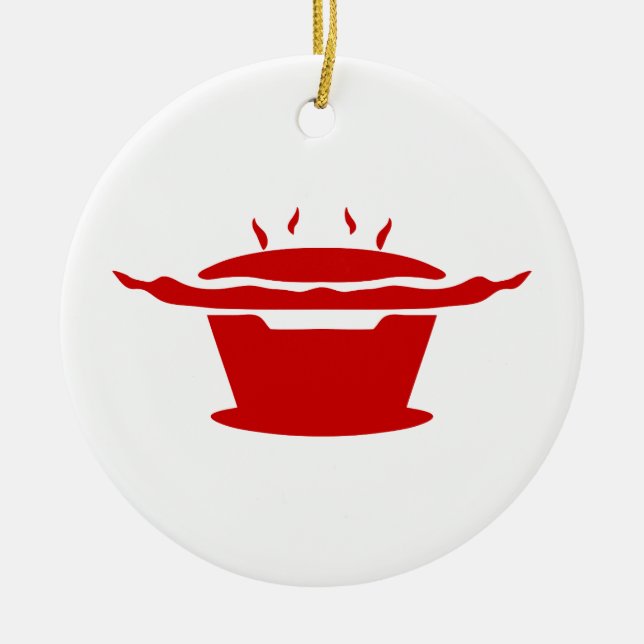 Korean BBQ (고기구이) Sign Ceramic Ornament (Front)