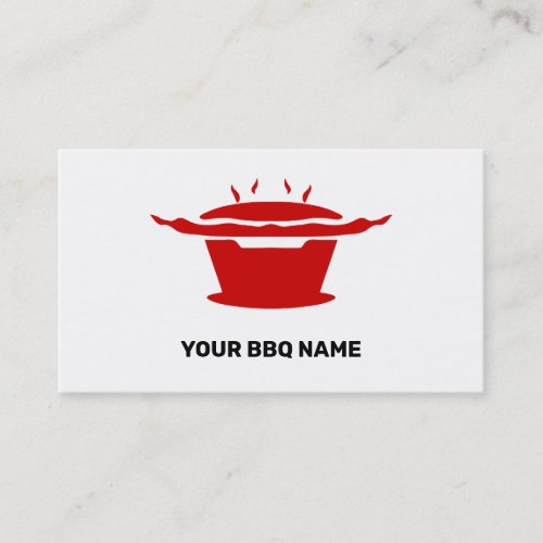Korean BBQ ê êêµì Sign Foodie Minimalistic  Business Card