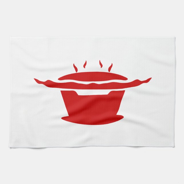 Korean BBQ (고기구이) Sign Kitchen Towel (Horizontal)