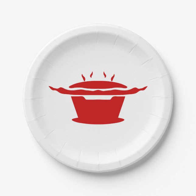 Korean BBQ (고기구이) Sign Paper Plates (Front)