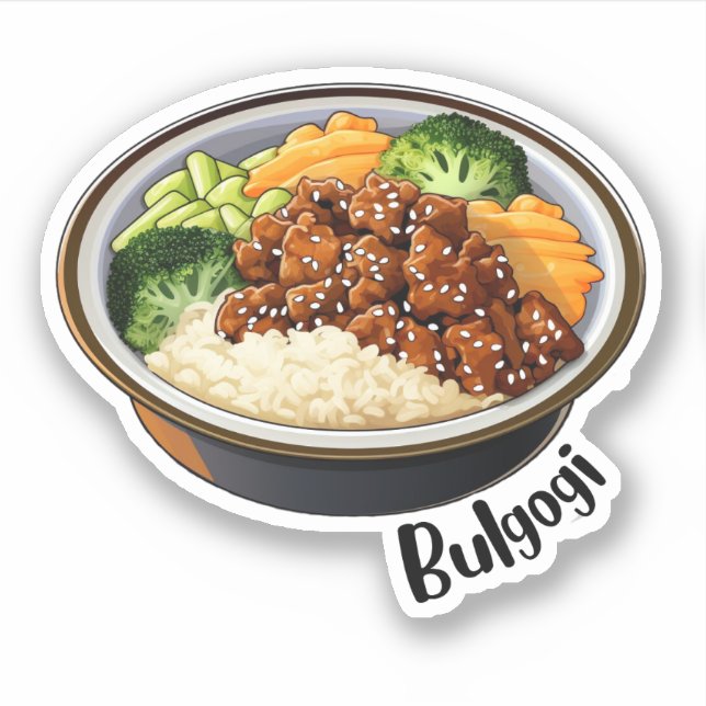 Korean Bulgogi Sticker (Front)