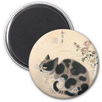 Korean Cat Artwork Magnet by artisticcats at Zazzle