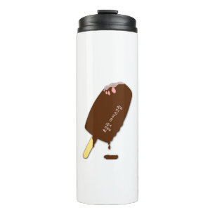 Korean Chocolate Icecream Thermal Tumbler