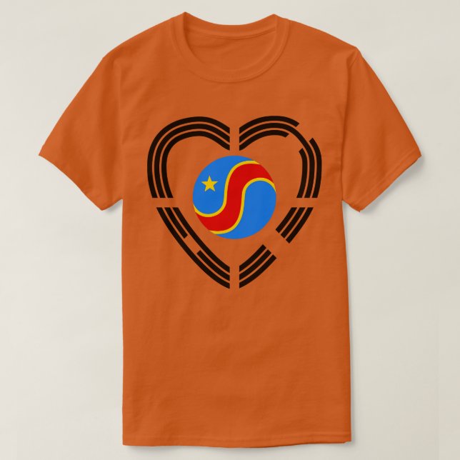 Korean Congolese Dem Republic of Multinational Pat T-Shirt (Design Front)