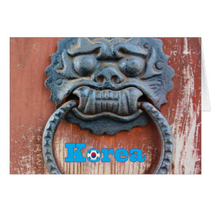 Korean Dragon Door Knocker Cards