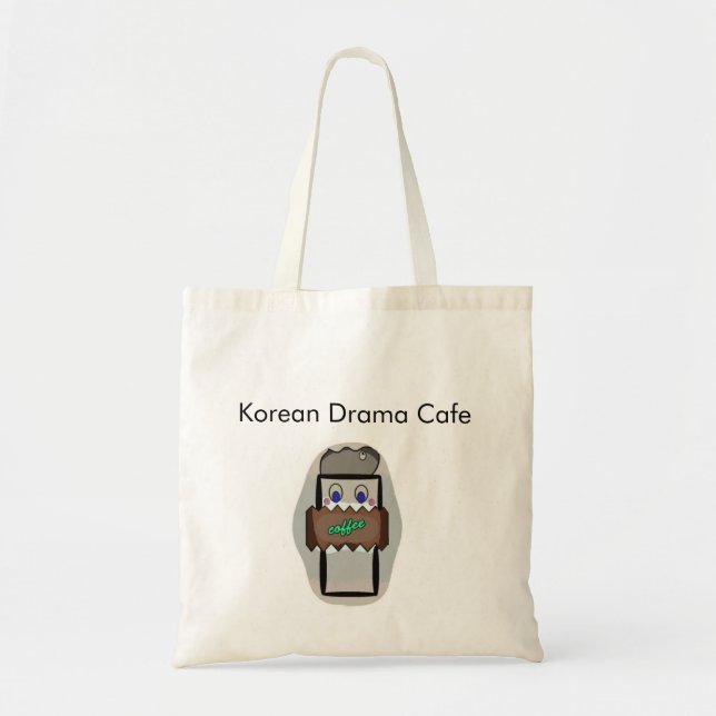 Korean Drama Cafe Tote Bag (Front)