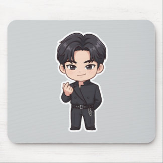 Korean Drama Male Lead Finger Heart Mouse Pad