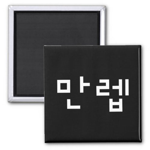 Korean Expert ëŒë  Manleb  Hangul Language Magnet