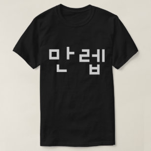 Korean Expert 만렙 Manleb Hangul Language T-Shirt