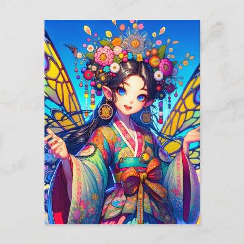 Korean Fairy Postcard