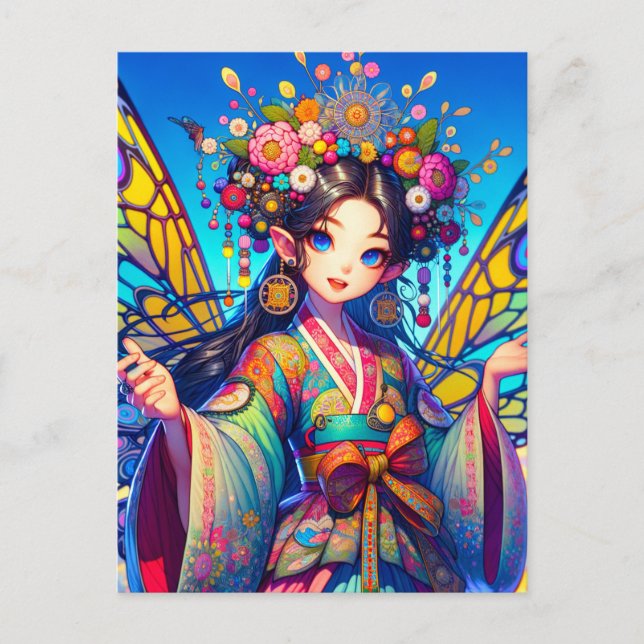 Korean Fairy Postcard (Front)