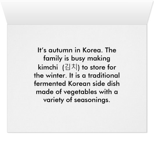 Korean Family Making Kimchi 김치 (Inside Horizontal (Bottom))