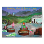 Korean Family Making Kimchi 김치 (Front Horizontal)