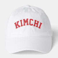 Korean Famous Food Kimchi | Red Color Text