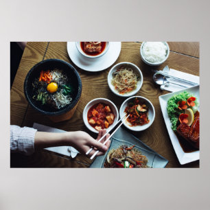 Korean Fermented Foods Kimchi Poster