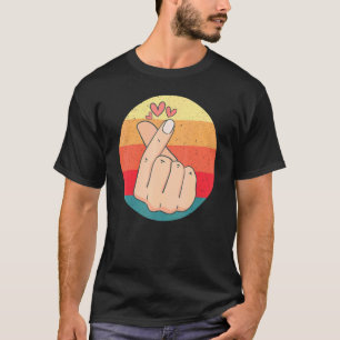 Korean Finger Heart Sign T-Shirt