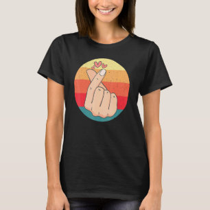 Korean Finger Heart Sign T-Shirt