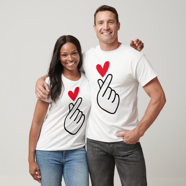 Korean finger heart T-Shirt (Unisex)