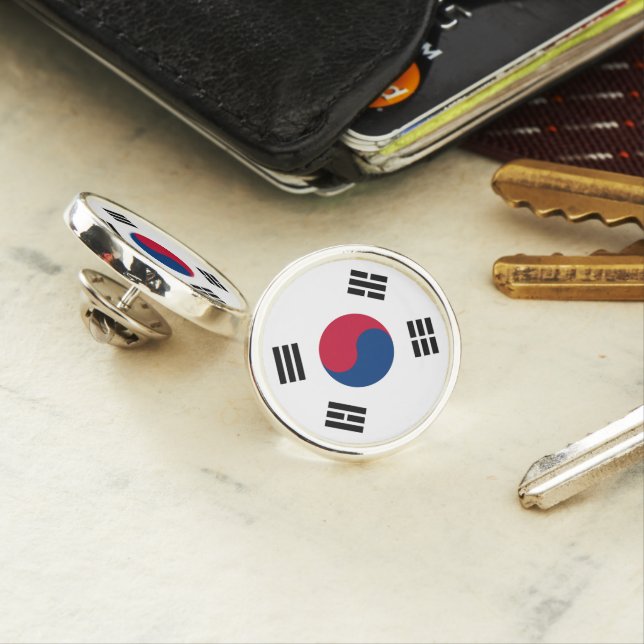 Korean Flag business & South Korea fashion Lapel Pin (In Situ)