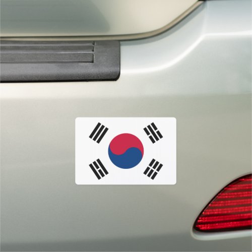 Korean flag of South Korea custom flexible Car Magnet