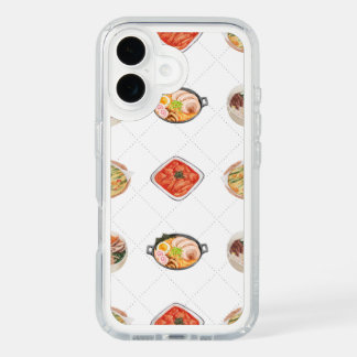 Korean Food Watercolor Illustration iPhone 16 Case