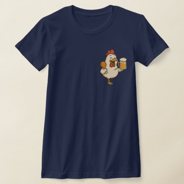 Korean Fried Chicken - corner T-Shirt (Laydown)