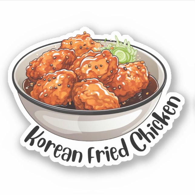 Korean Fried Chicken Sticker (Front)