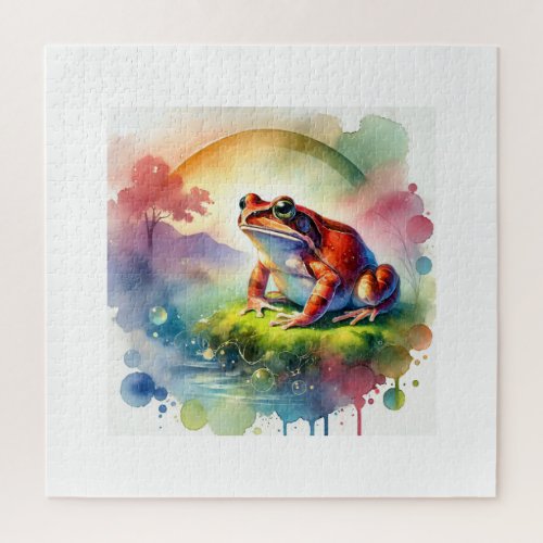 Korean Frog 240624AREF103 _ Watercolor Jigsaw Puzzle