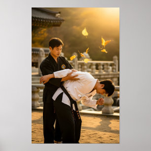 Korean Hapkido Self Defense Poster