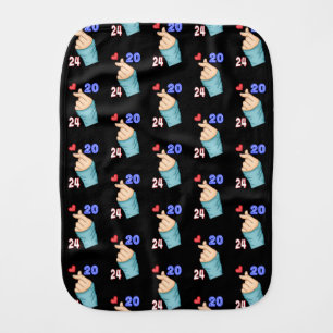 Korean Heart 2024 Baby Burp Cloth