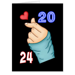 Korean Heart 2024 Card