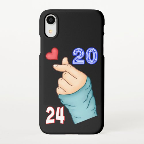 Korean Heart 2024 iPhone XR Case