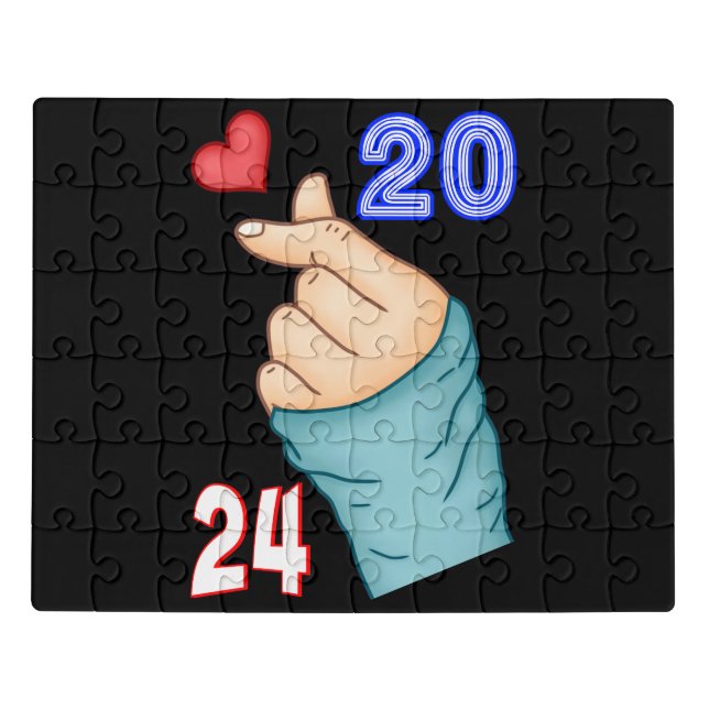 Korean Heart 2024 Jigsaw Puzzle (Puzzle Horizontal)