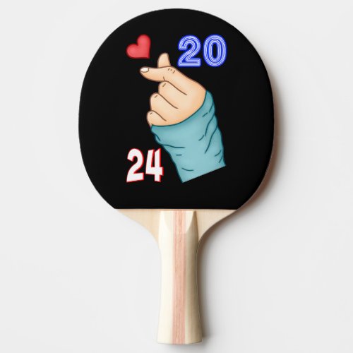 Korean Heart 2024 Ping Pong Paddle