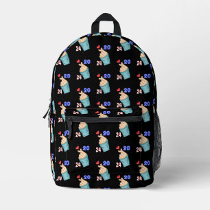 Korean Heart 2024 Printed Backpack
