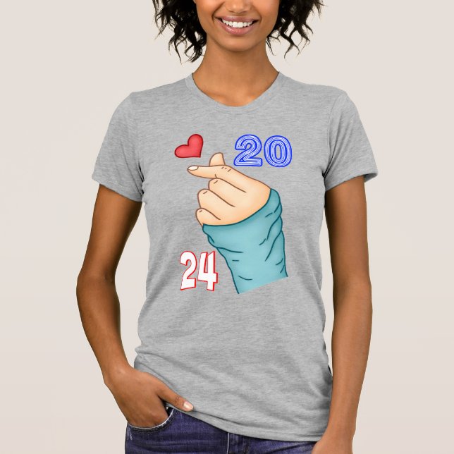 Korean Heart 2024 T-Shirt (Front)