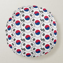 korean round pillow
