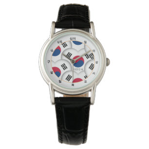 Korean Hearts & Korean Flag /South Korea Watch
